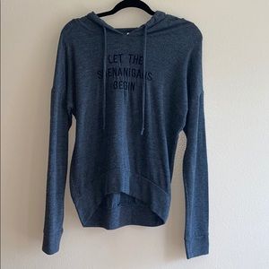 Wet seal Grey Long Sleeve Shirt